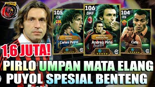 TERKUAT 1,6 JUTA! PIRLO 106 + PUYOL 105 + CAFU 104 DAN BANTAI LAWAN SAMPAI TAK BERKUTIK! MANTAP BRO!