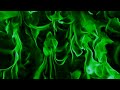 soothing green flames relaxing and meditative ambience for sleep 10 hour video