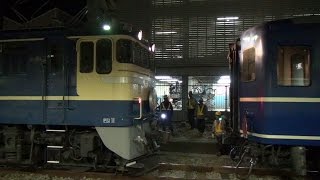 EF65 501+12系5両 EL\u0026SLみなかみ号 機回し作業 逗子駅にて