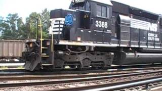 NS Mixed train Irondale AL 7-20-10 S3L Horn!.