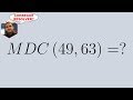 #MF6 Máximo divisor comum – MDC - questão 1  | Matemática 6º ano