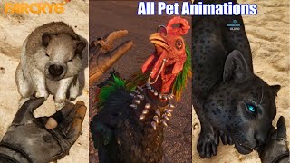 Far Cry 6 - Petting all Companions & Animals (Pet Animations)