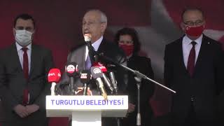 CHP GENEL BAŞKANI KEMAL KILIÇDAROĞLU TURGUTLU BELEDİYESİ TOPLU AÇILIŞ TÖRENİNE KATILDI