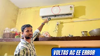 Voltas split ac EE error code problem