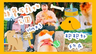 Vlog#3綠寶石寵物公園｜毛小孩好去處｜空間大又不怕不見太幸福了｜居居厚