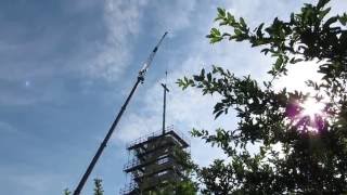 Removing our cross for repair