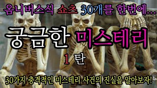 [강력추천] 세계 최초 공개되는 30개의 미스테리 쇼츠모음 1탄