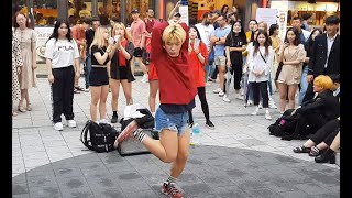 20190721 (2019 first busking)홍대 댄스팀 레드크루(Red Crew) 첫 버스킹 04 - Full Moon (보름달) _ 선미(Sunmi)