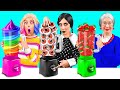 Reto De Cocina Wednesday vs Abuela | Desafío Loco de Fun Teen