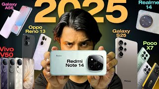 2025 Smartphones Explained | Reno 13, Vivo V50, Realme 14, Samsung A56, Poco X7, Redmi Note 14 etc.