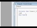 Visual Basic 6.0 Tutorial  -  Timers    (Reminders)