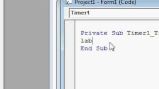 Visual Basic 6.0 Tutorial - Timers (Reminders)