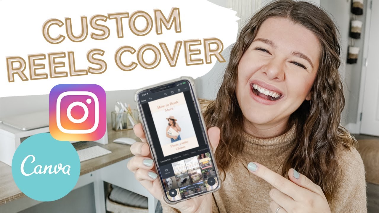 How To Create Custom Instagram Reels Cover Photos In Canva - YouTube