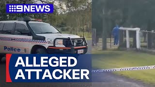 Alleged attacker shot by police at home in Queensland | 9 News Australia