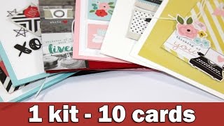 1 Card kit - 10 Cards | SSS April 2016 card kit