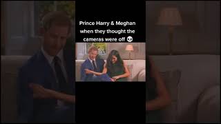 #Shorts OMG!!! 😱😱When Prince Harry \u0026 Meghan Markle Thought The Camera Was Off #Harry #Meghan