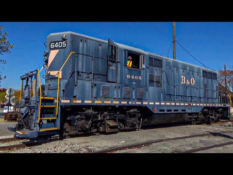 Old B&O GP7 In Operation! | B&O Museum - YouTube