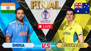 Live: India Vs Australia, World cup 2023 - Ahmedabad | Live Match Score | IND vs AUS World Cup Final