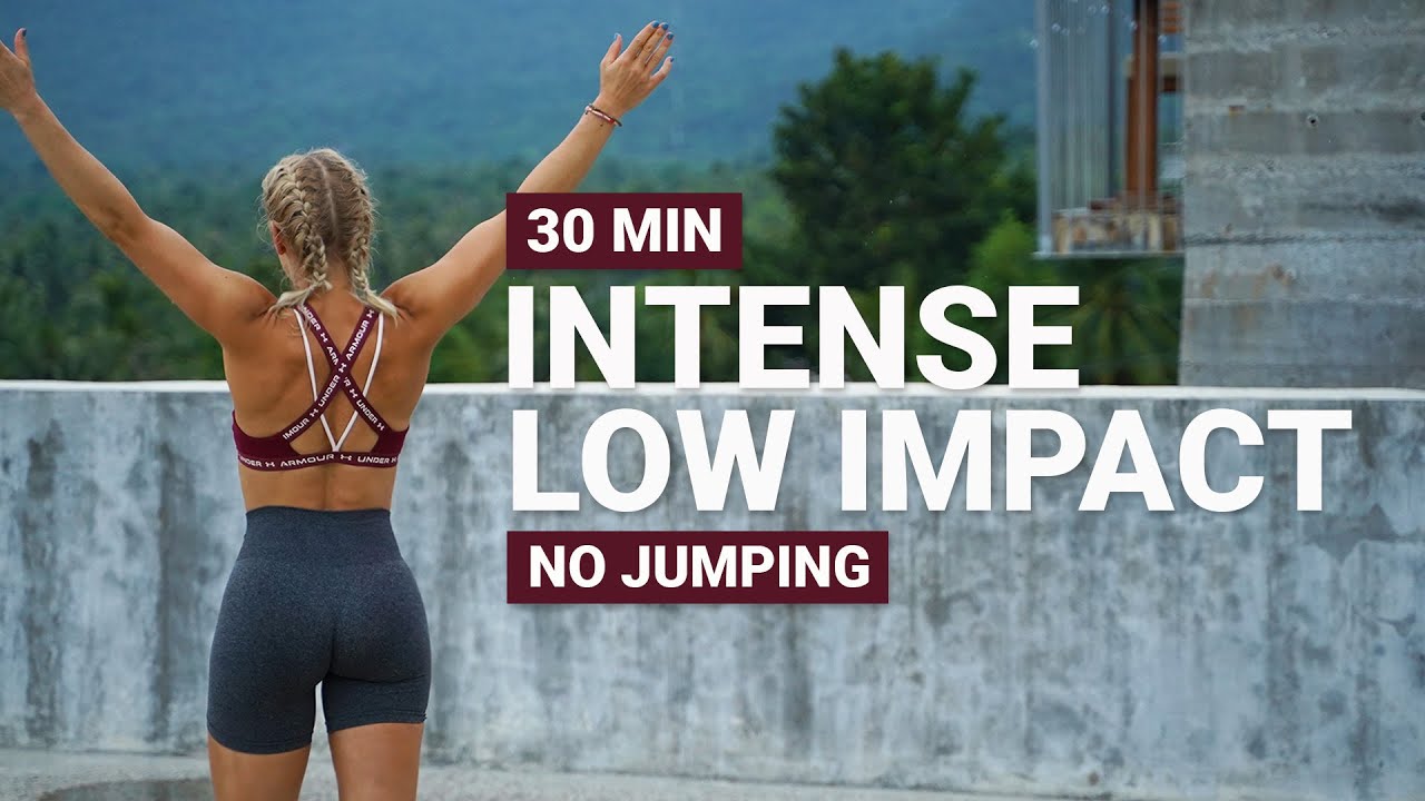 30 Min Intense Low Impact Workout No Jumping No Repeat No