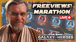 SWGOH LIVE!  Freeview Marathon!!!  #177-217