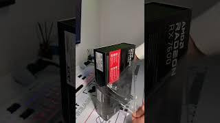 Acer RX 7600 8Gb Predator OC - уникальная гибридная система охлаждения #видеокарты #amd #rx7600