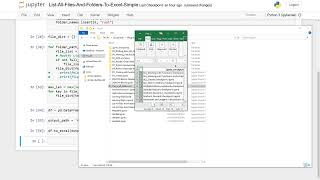 List All Files And Folders in Excel. With Python.