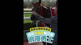 成哥麥道朗輪住錫浪漫勇士  晨操姿態捧馬會盃 #沙田馬場 #horse #馬會