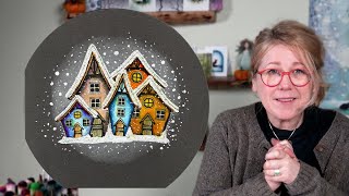 Woodland Cottages by Tracey Dutton - A Lavinia Stamps Tutorial