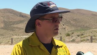 Update on 150-acre wildfire burning southwest of Las Vegas