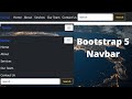Design a responsive navbar using Bootstrap 5 || Jelly Coder