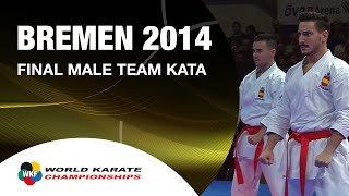 Final Male Team Kata SPAIN. 2014 World Karate Championships | WORLD KARATE FEDERATION
