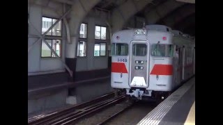 山陽3050系3068F　姫路行き普通　阪急神戸三宮駅到着