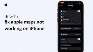 How To Fix Apple Maps Not Working On iPhone 2025 | Troubleshoot & Resolve Apple Maps Issues