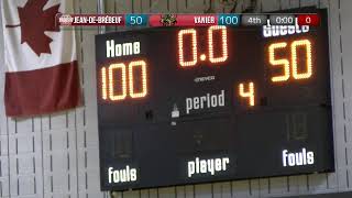 RSEQ D2 Basketball masculin 🏀 Jean-de-Brébeuf @ Vanier [02/02/2025]