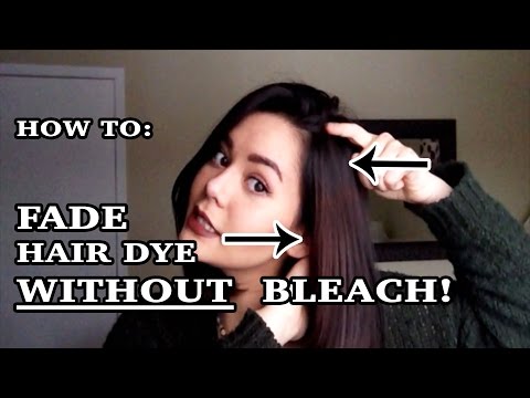 How to Fade Dyed Hair WITHOUT Bleach How to Fade Dyed Hair WITHOUT Bleach