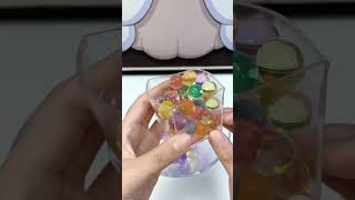 Color glue ball tape ball diy handmade decompression pinch ball 海洋寶寶捏捏樂，竟然還會響，納米膠真好玩