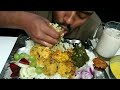 ASMR:EATING SPICY SAG  , PAKODA,+LASI+ WHITE RICE#FOOD VIDEO*BIG BITES*MUKBANG