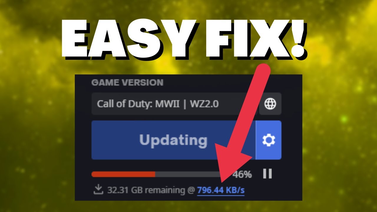 FIX SLOW DOWNLOAD SPEEDS FOR MW3, MW2 Or WARZONE FAST! | Battle.net/ON ...