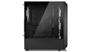 Sharkoon Announces TK5M RGB Compact ATX Case