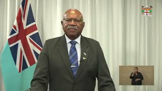 Fiji's Prime Minister delivers his 2023 New Year's address