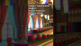 Saray içinde saray: İşte Erdoğan'ın şatafatlı makam odası! #beştepe #külliye