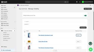 Manage Product-Wise Configurations for Zipcode Validator