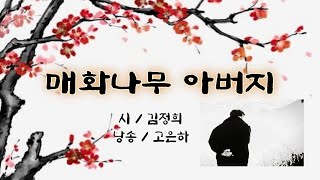 [시낭송] 매화나무 아버지 / 김정희 (낭송_고은하)