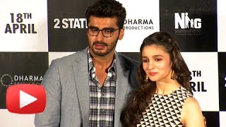 Two States Trailer Launch - Arjun Kapoor Alia Bhatt Sweet Chemistry - MUST WATCH