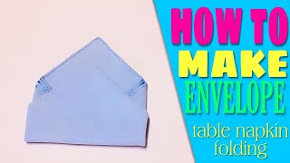 Envelope #Napkin Folding