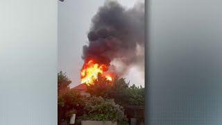 Cinco Ranch house burns after lightning strike