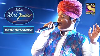 'Maula Mere Lele Meri Jaan' पर Moti Khan की Alluring Performance! | Indian Idol Junior | Performance