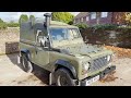 2000 land rover defender 90 wolf winterisedwaterproof for sale walkaround + starting, idling