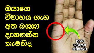 විවාහ රේඛා | #vivaha reka