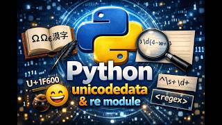 Mastering Text Processing in Python: unicodedata & re Module Explained!